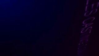 Babe tastes a throbbing dick