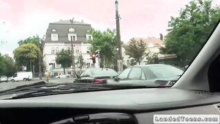 Rejected bride blowjob in car