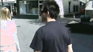 German gets strong outdoor fuck