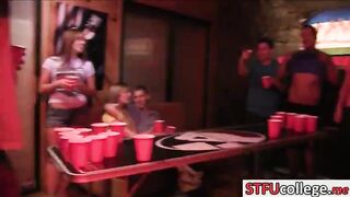 Group of coeds playing beer pong and ended up fucking