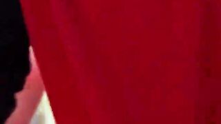 Foursome young students copulate in room