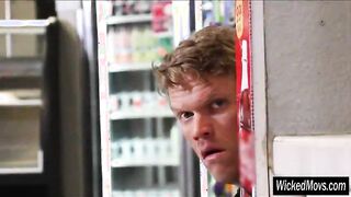 Nasty blonde babe AJ Applegate screwed up and jizzed on