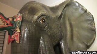 Slutty college girls make sexy party movie