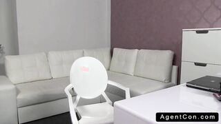 Amateur babe bangs on casting POV