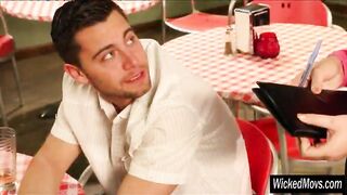 Waitress Penny Pax meet up and fucked by her customer