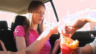 Sex with my breasty girl in the car