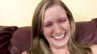 blonde teen slut Abbi enjoys black cocks