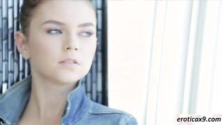 Super sweet love making with hot and beautiful brunette Marina Visconti