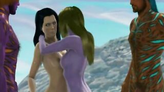 Animated hentai babes fucking for pleasure