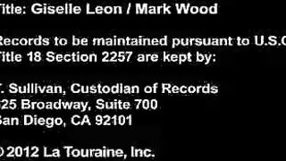 Giselle Leon Gives Head And Nails Cock