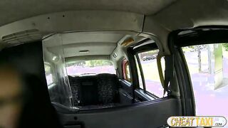 Kitty lost her purse so she pays sex for her taxi fare