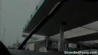 European hot chick Nishe gets banged by dude with a massive cock