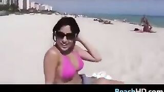 Chick With Great Tits Fucked After Tanning