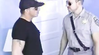 Cop Dominates A Hairy Guy