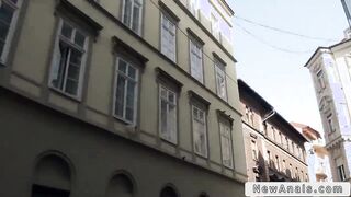 Russian teen gets homemade anal fuck