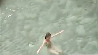 Spying On People At The Beach