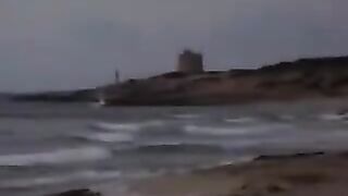 Hot Young Chick Fucked At The Beach