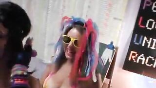 College Rage Fiends Get All Lesbo In Their Dorm Room