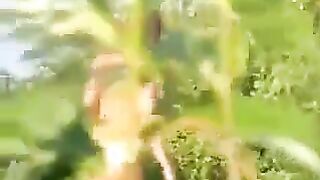 Spying On A Couple Fucking Outside