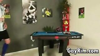 Threesome In The Pool Table Room