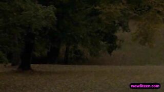 Sweet petite babe make out then blowjob then fucked hard