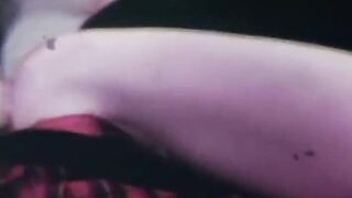 hot blonde making blowjob