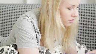 very sexy young blonde