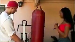 Black Slut With A Strapon