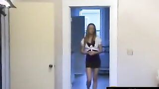 Hot Teen Dominating A Fat Guy