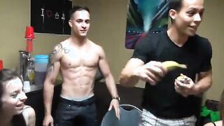 Randy and invigorating group sex