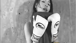 Japanese Beauty Working Out