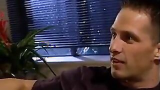 Shaved Blonde Slut Gets Cum Shot Inside