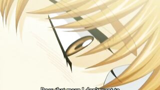 Cute hentai gay man foreplays and sex action