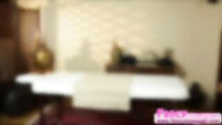 Angelina Chung makes secret fuck at spa with a masseuse with a boner