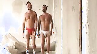 Hairy Horny Muscular Guys