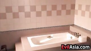 Busty Asian Slut SUcking Cock