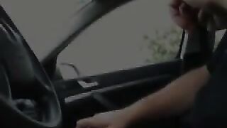 Getting A Blowjob In A Car