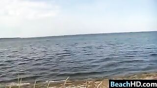 Amateur Outdoor Handjob POV