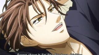 Blonde hentai gay fucking his boyfriend