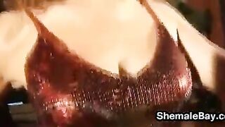 Sexy Shemale Pole Dancing