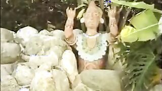 Ebony Babe Fucked Outside