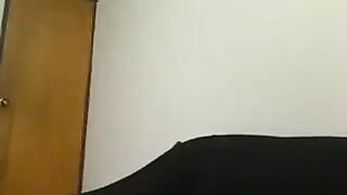 Busty latina cam girl fingers her wet pussy