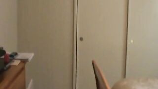 Nikki masturbates with Cucumber