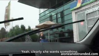 Beautiful Russian chick Nishe fucked and facialed by stranger