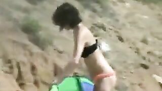 Spying On People At The Beach