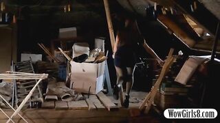 Cute blonde teen Anjelica fingering her pussy and squirts