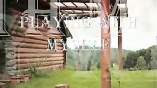 Beautiful Girl Masturbating Outside