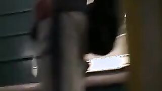 Upskirt On The Subway