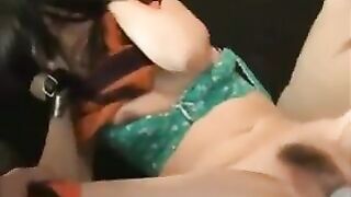 Asian Slave Played With In A Threeway