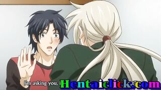 Hentai gay couple hot foreplay and sex action